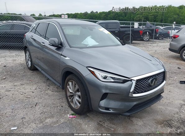 3PCAJ5M15LF100442 2020 INFINITI QX50 Серый Передняя правая четверть