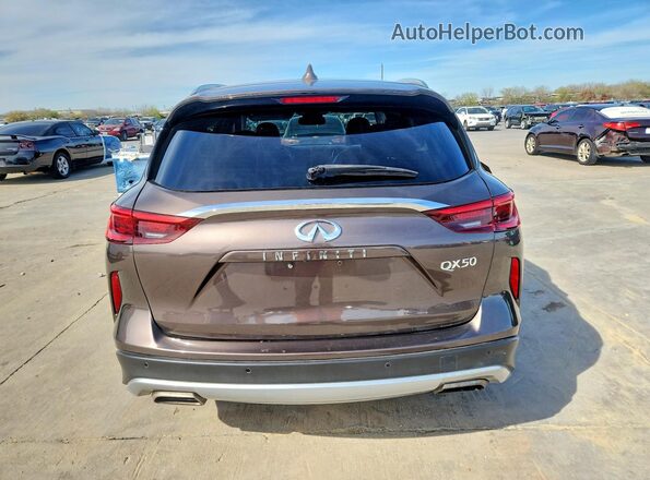 3PCAJ5M16KF106880 2019 INFINITI QX50 Коричневый Вид сзади