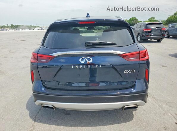 3PCAJ5M17LF118554 2020 INFINITI QX50 Синий Вид сзади