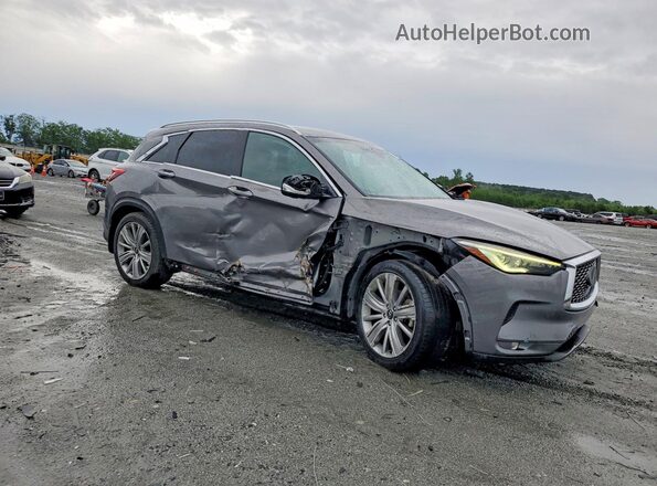 3PCAJ5M19LF117826 2020 INFINITI QX50 Серый Передняя правая четверть