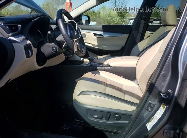 3PCAJ5M30KF101353 2019 INFINITI QX50 Серебряный Вид салона спереди