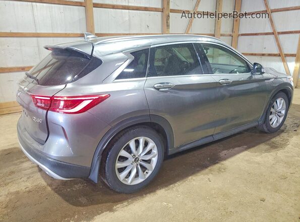 3PCAJ5M30KF101353 2019 INFINITI QX50 Серебряный Задняя правая четверть