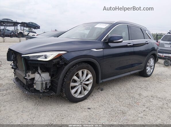 3PCAJ5M30KF102311 2019 INFINITI QX50 Черный Передняя левая четверть