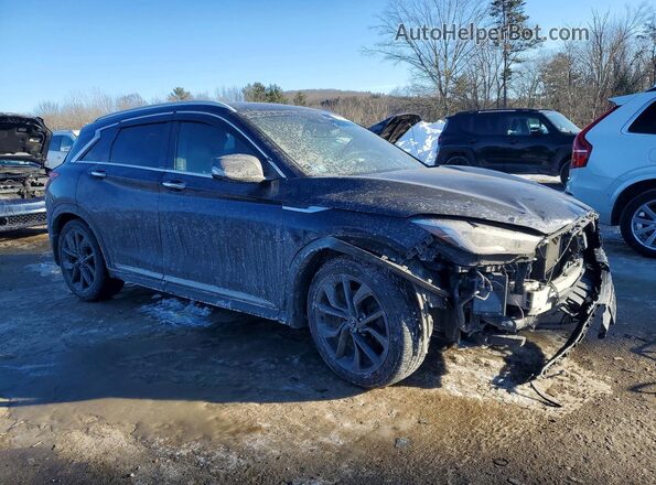 3PCAJ5M30KF111512 2019 INFINITI QX50 Black წინა მარჯვენა