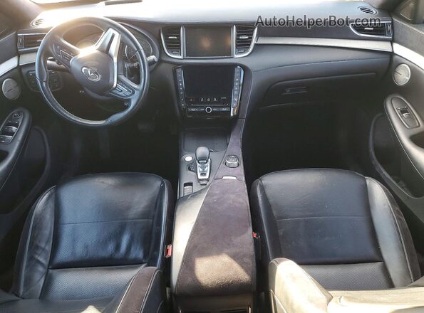 3PCAJ5M30KF111512 2019 INFINITI QX50 Black წინა პანელის ხედი