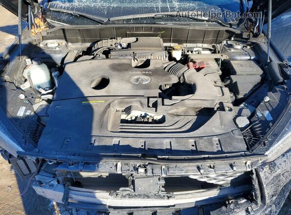 3PCAJ5M30KF111512 2019 INFINITI QX50 Black ძრავის განყოფილების ხედი
