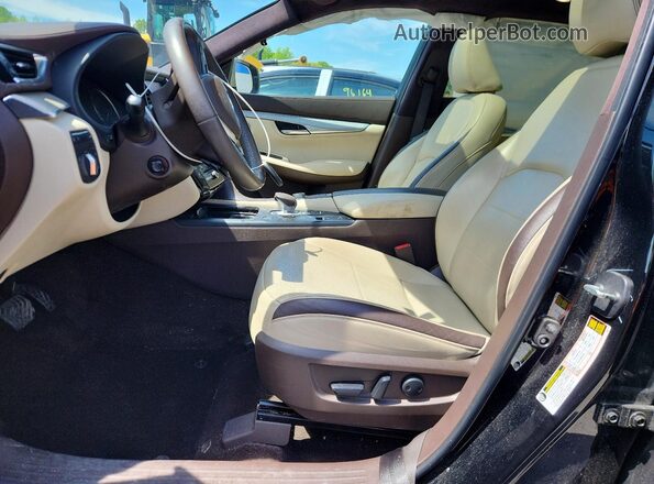 3PCAJ5M31KF103757 2019 INFINITI QX50 Черный Вид салона спереди