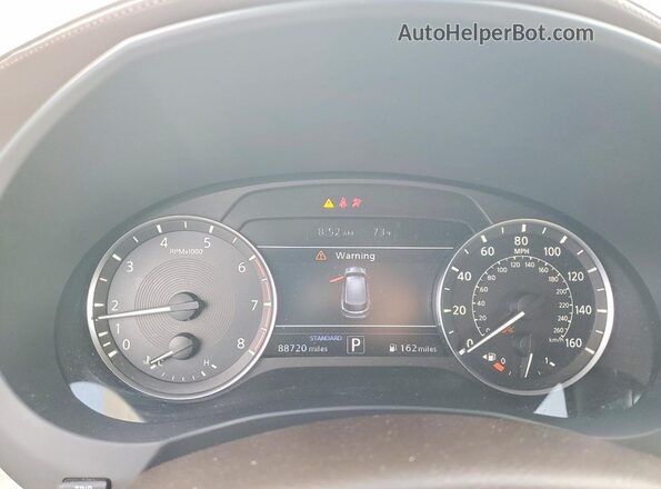3PCAJ5M31KF122681 2019 INFINITI QX50 White Widok zestawu wskaźników
