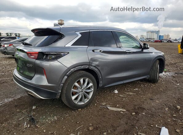 3PCAJ5M31KF130036 2019 INFINITI QX50 Серый Задняя правая четверть