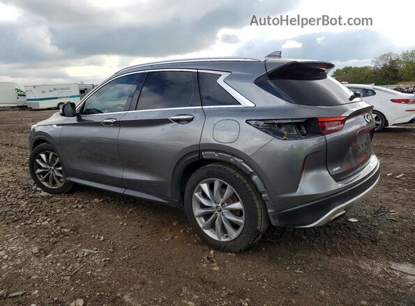 3PCAJ5M31KF130036 2019 INFINITI QX50 Серый Задняя левая четверть
