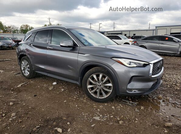 3PCAJ5M31KF130036 2019 INFINITI QX50 Серый Передняя правая четверть