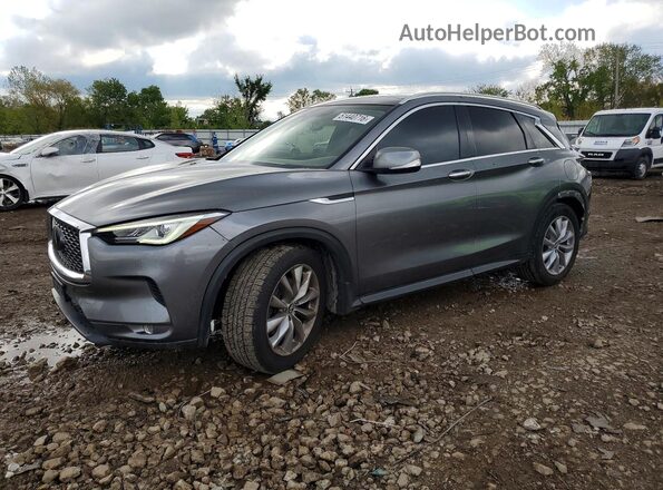 3PCAJ5M31KF130036 2019 INFINITI QX50 Серый Передняя левая четверть