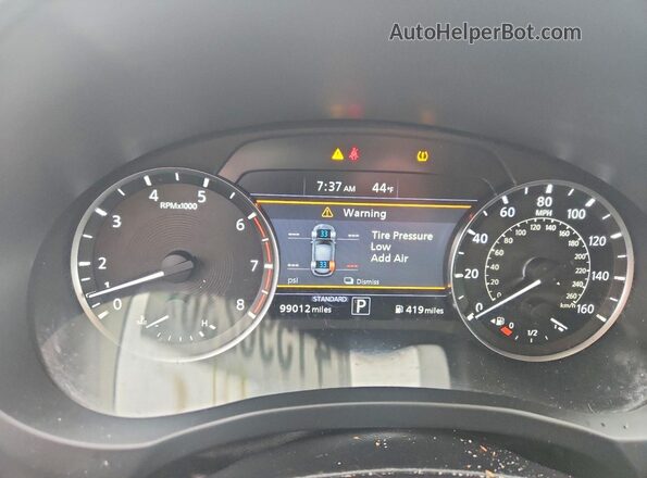 3PCAJ5M32KF100494 2019 INFINITI QX50 Черный Вид щитка приборов