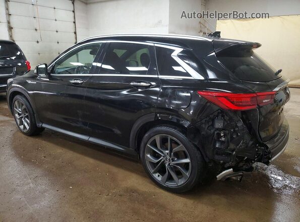 3PCAJ5M32KF104710 2019 INFINITI QX50 Черный Задняя левая четверть