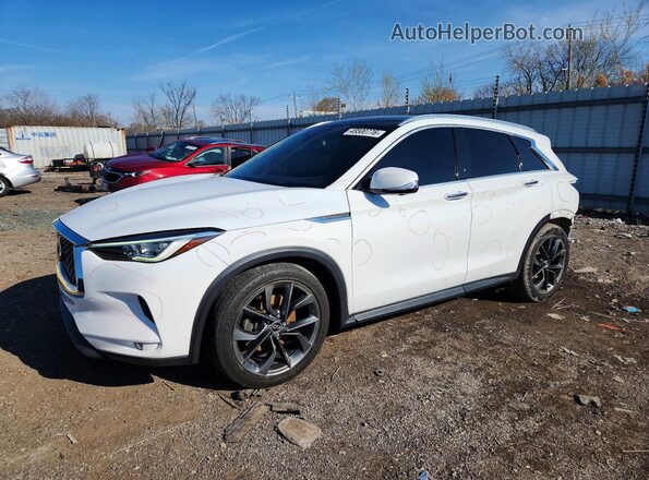 3PCAJ5M32KF105291 2019 INFINITI QX50 White Przód lewy