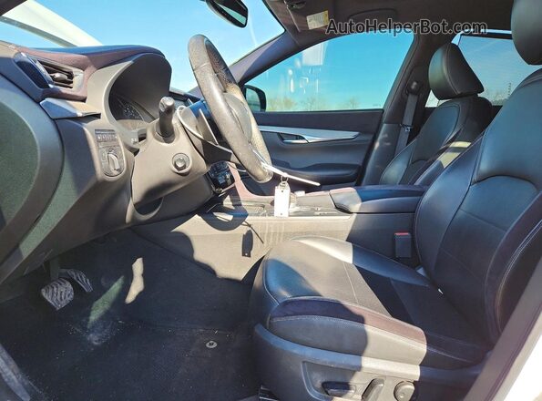 3PCAJ5M32KF105291 2019 INFINITI QX50 White Widok wnętrza z przodu