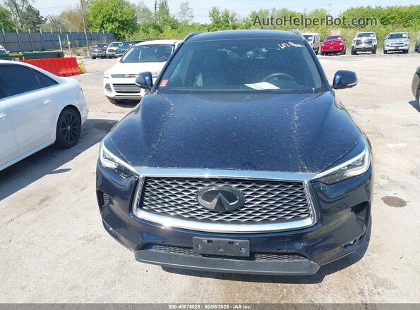 3PCAJ5M32KF127999 2019 INFINITI QX50 Синий Вид щитка приборов