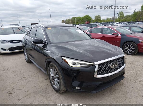 3PCAJ5M32KF131616 2019 INFINITI QX50 Черный Передняя правая четверть