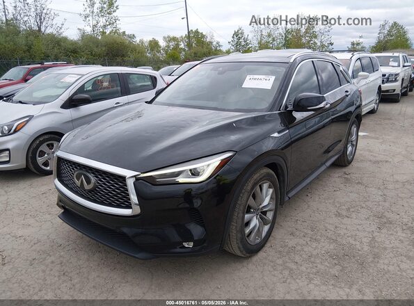 3PCAJ5M32KF131616 2019 INFINITI QX50 Черный Передняя левая четверть