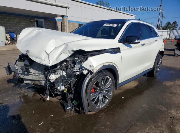 3PCAJ5M32LF119449 2020 INFINITI QX50 White Vista tres cuartos delantera izquierda