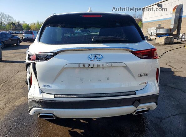 3PCAJ5M32LF119449 2020 INFINITI QX50 White Vista trasera
