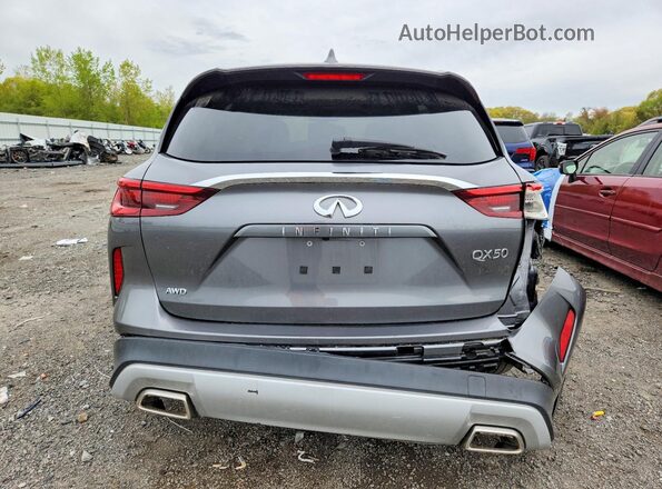 3PCAJ5M33KF126151 2019 INFINITI QX50 Gray Rear view
