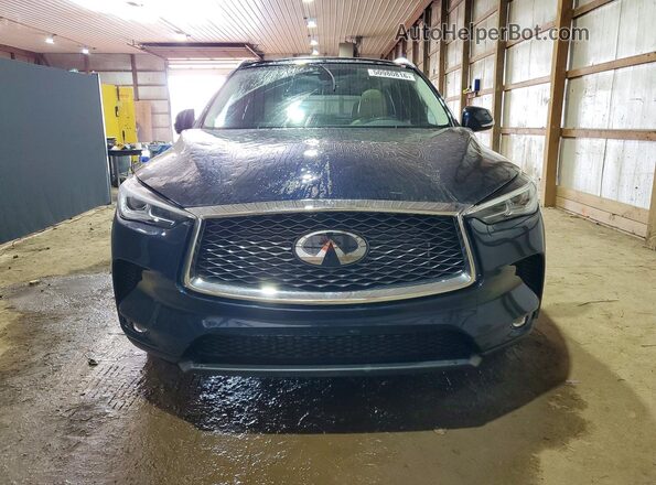 3PCAJ5M33LF117550 2020 INFINITI QX50 Blue Вид спереду