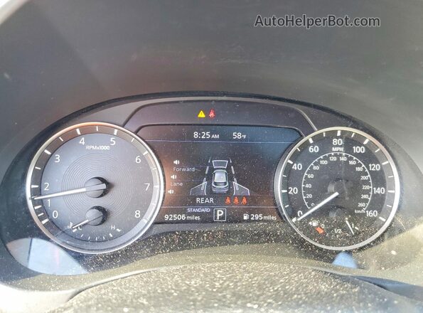 3PCAJ5M33LF117550 2020 INFINITI QX50 Blue Вид щитка приладів