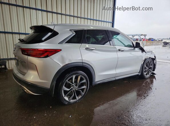 3PCAJ5M34KF105938 2019 INFINITI QX50 Silver Tył prawy