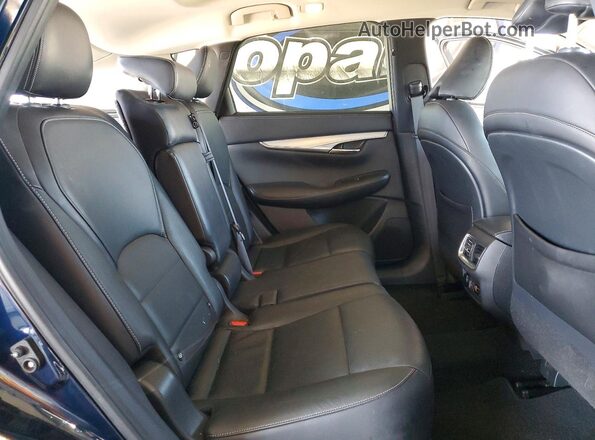 3PCAJ5M34KF106409 2019 INFINITI QX50 Blue Вид задніх сидінь