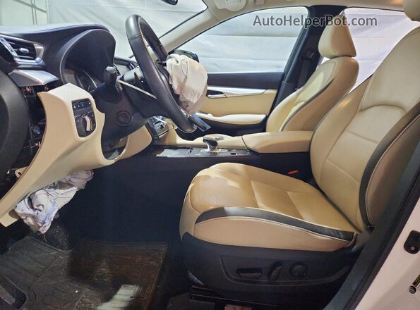 3PCAJ5M35KF147289 2019 INFINITI QX50 White Vista interior delantera