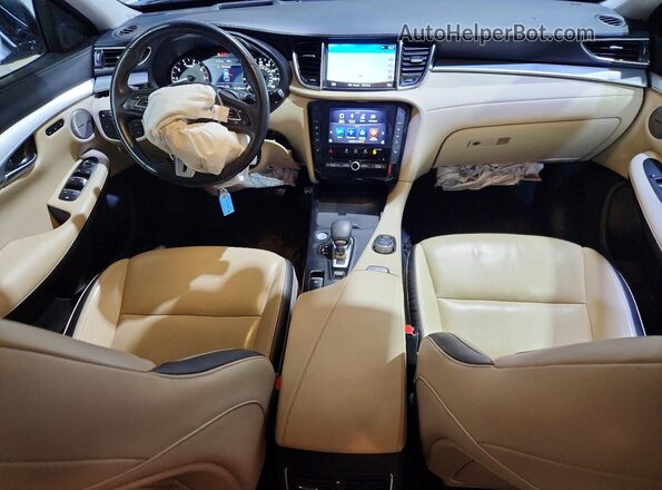 3PCAJ5M35KF147289 2019 INFINITI QX50 White Vista del salpicadero