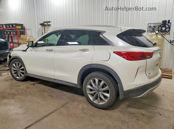 3PCAJ5M35LF111281 2020 INFINITI QX50 Белый Задняя левая четверть