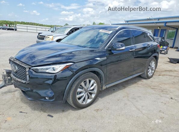 3PCAJ5M35LF111653 2020 INFINITI QX50 Black Передня ліва чверть