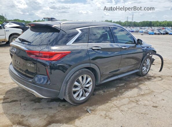 3PCAJ5M35LF111653 2020 INFINITI QX50 Black Задня права чверть