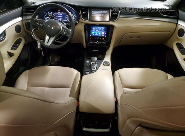3PCAJ5M36KF131764 2019 INFINITI QX50 Черный Вид панели приборов