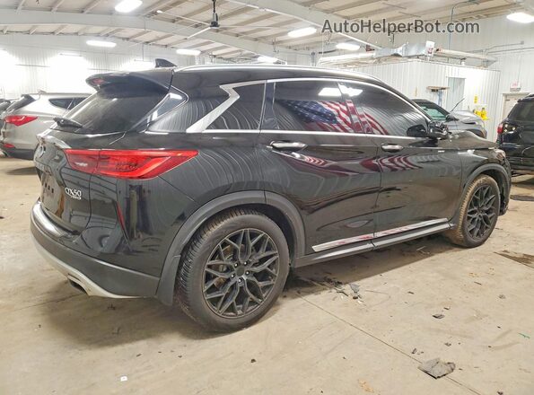 3PCAJ5M36KF131764 2019 INFINITI QX50 Черный Задняя правая четверть