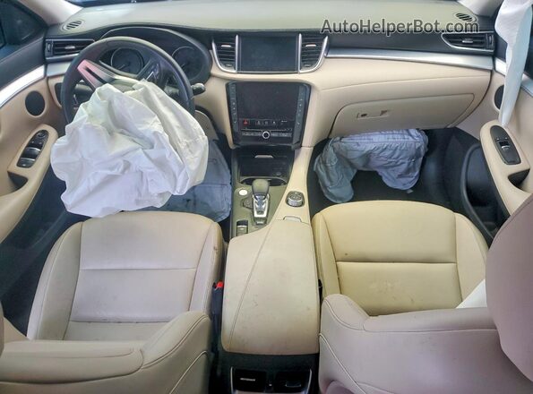3PCAJ5M37LF110617 2020 INFINITI QX50 Синий Вид панели приборов
