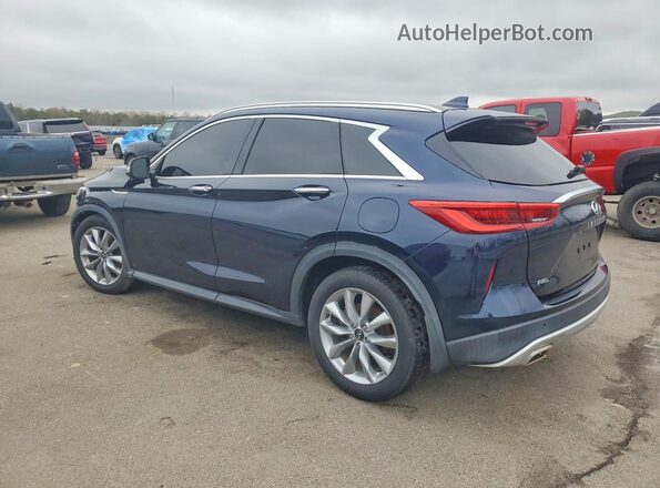 3PCAJ5M37LF110617 2020 INFINITI QX50 Синий Задняя левая четверть