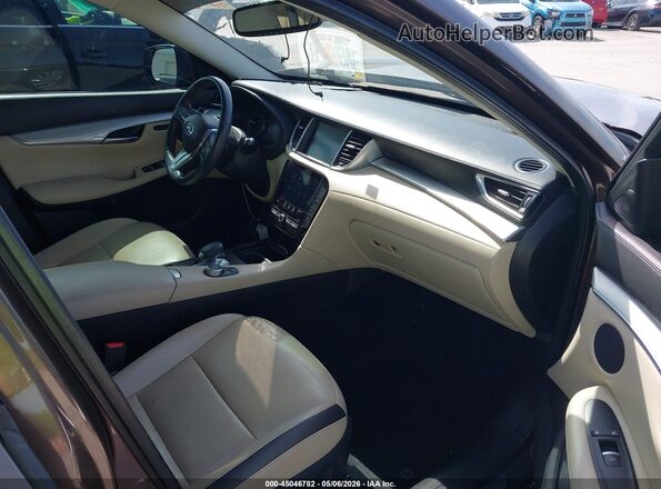 3PCAJ5M38KF109913 2019 INFINITI QX50 Коричневый Вид салона спереди
