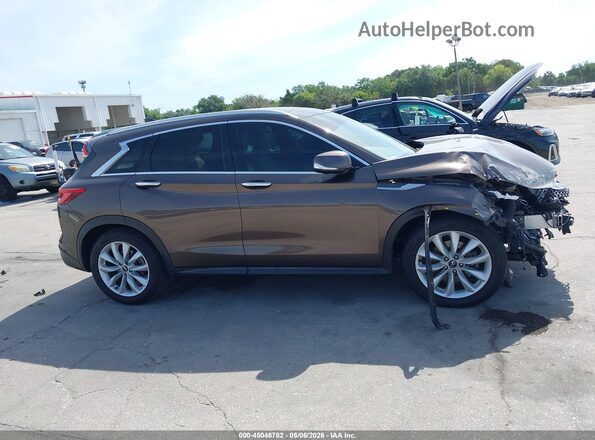 3PCAJ5M38KF109913 2019 INFINITI QX50 Коричневый Вид задней части салона