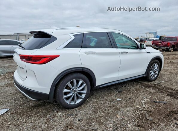 3PCAJ5M38KF137694 2019 INFINITI QX50 Белый Задняя правая четверть