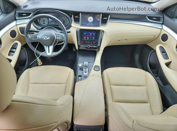 3PCAJ5M38KF137694 2019 INFINITI QX50 Белый Вид панели приборов