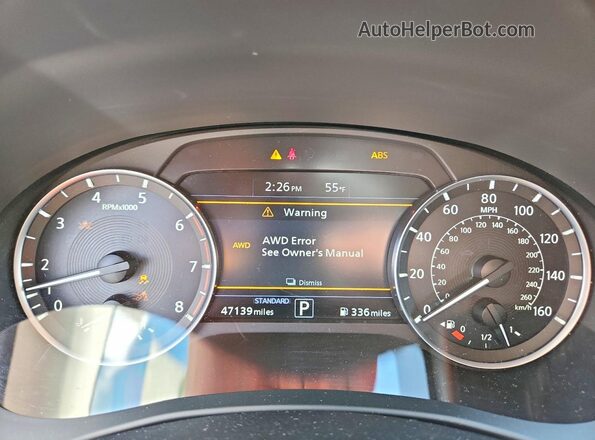 3PCAJ5M38LF104700 2020 INFINITI QX50 Белый Вид щитка приборов