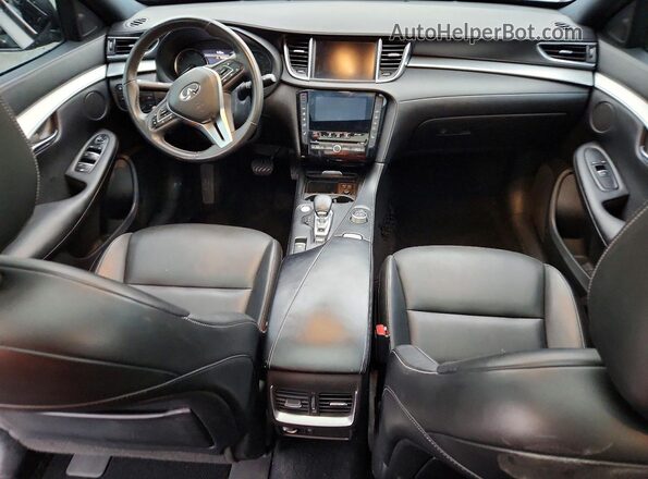 3PCAJ5M38LF106642 2020 INFINITI QX50 Черный Вид панели приборов