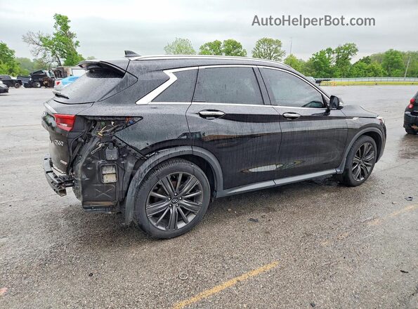 3PCAJ5M38LF106642 2020 INFINITI QX50 Черный Задняя правая четверть