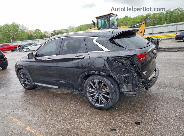 3PCAJ5M38LF106642 2020 INFINITI QX50 Черный Задняя левая четверть