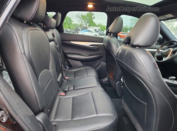 3PCAJ5M38LF106642 2020 INFINITI QX50 Черный Вид задней части салона