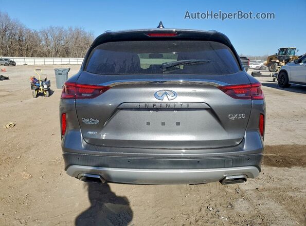 3PCAJ5M39LF113552 2020 INFINITI QX50 Gray Rear view