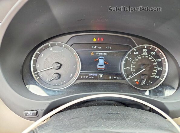 3PCAJ5M3XKF148499 2019 INFINITI QX50 Серый Вид щитка приборов